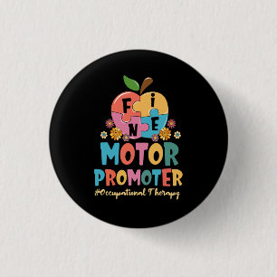 Groovy Fine Motor Promoter Occupational Therapy OT 3 Cm Round Badge