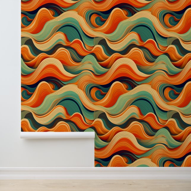 Groovy flower pattern wallpaper (Application)
