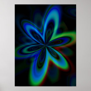 Groovy Flower Poster