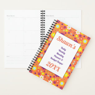 Groovy Flower Power Budget Planner