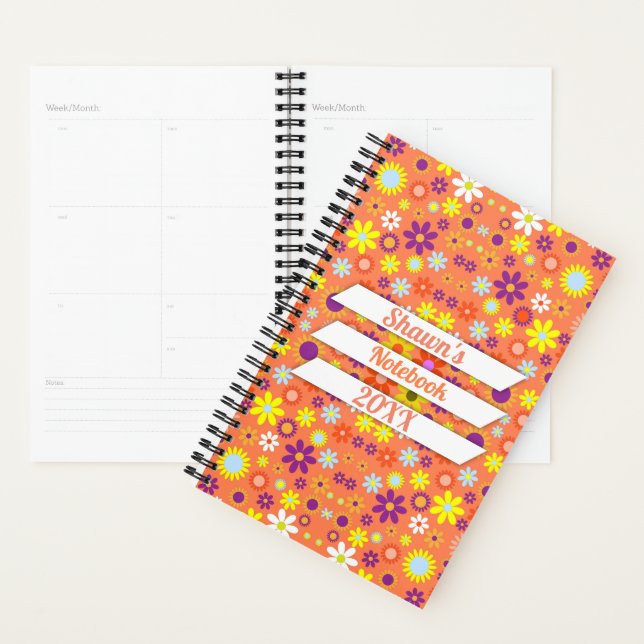 Groovy Flower Power Budget Planner (Display)