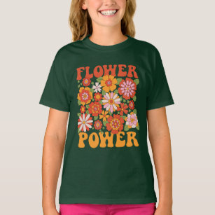 Groovy Flower Power Graphic T-Shirt