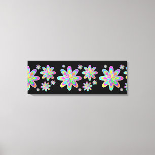 Groovy Flowers Canvas Print