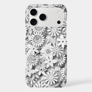 Groovy Flowers Garden Monocrome