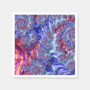 Groovy Fractal Napkin