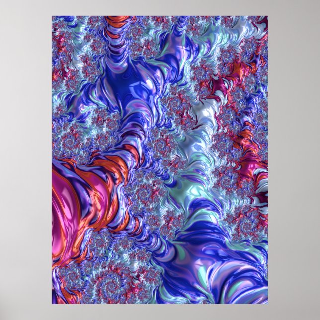 Groovy Fractal Poster (Front)