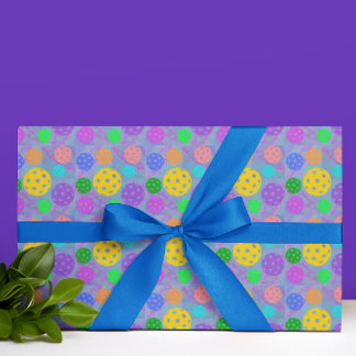 Groovy Fun Pickleball Pop Art Wrapping Paper