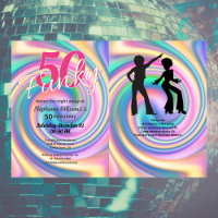 Groovy Funky Disco Tie Dye Women's 50th Birthday