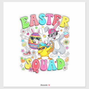 Groovy Funny Rabbit Egg Chick Easter Squad Day Men