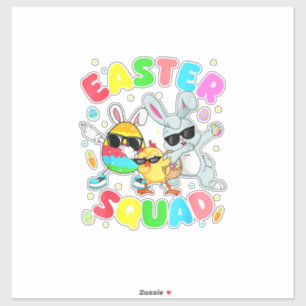 Groovy Funny Rabbit Egg Chick Easter Squad Day Men