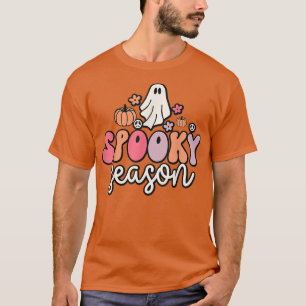 Groovy Ghost Spooky Season Halloween Costume Gifts T-Shirt