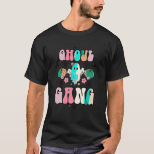 Groovy Ghoul Gang Cute Ghost Pumpkin Funny Hallowe T-Shirt
