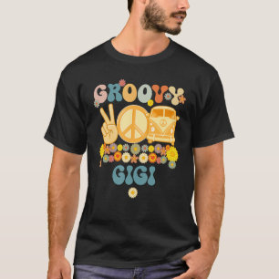 Groovy Gigi Retro Matching Family Baby Shower Moth T-Shirt