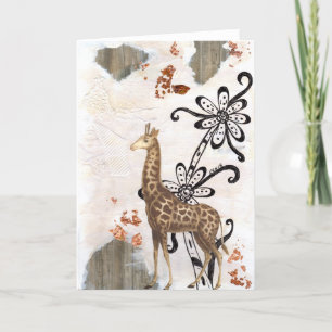 Groovy Giraffe Card
