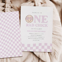 Groovy Girl Chequered Happy Face | 1st Birthday