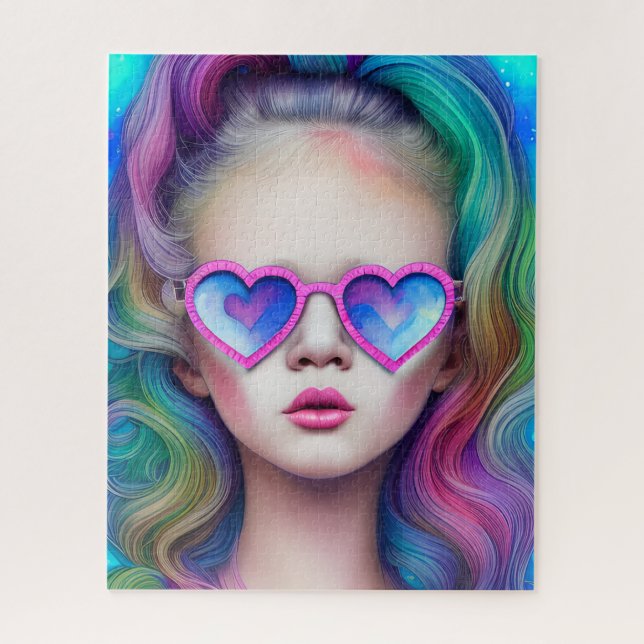 Groovy Girl Jigsaw Puzzle (Vertical)