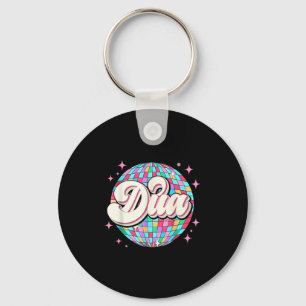 Groovy Girl Retro Dua First Name Personalized Tee  Key Ring