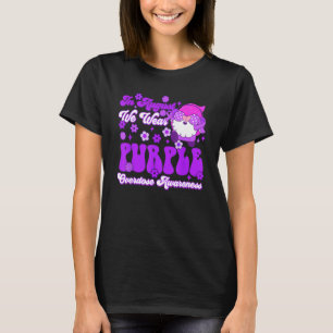 Groovy Gnomes In August We Wear Purple Overdose Aw T-Shirt