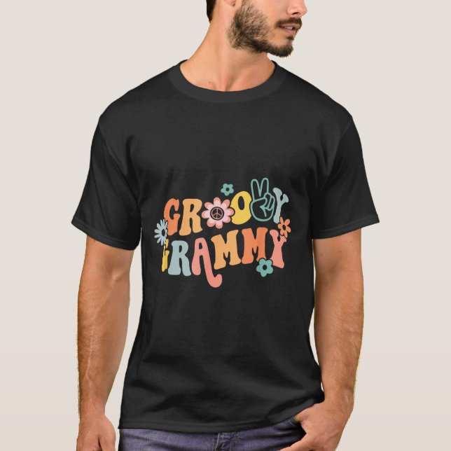 Groovy Grammy One Thankful Grammy Valentines Day M T-Shirt (Front)