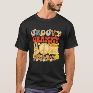 Groovy Grammy Retro Matching Family Baby Shower Mo T-Shirt