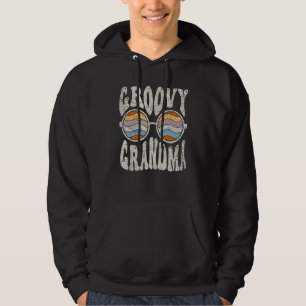 Groovy Grandma 70s Aesthetic Nostalgia 1970's Retr Hoodie