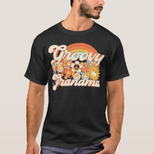 Groovy Grandma 70S Family Birthday Party Mother's T-Shirt