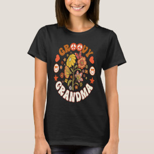 Groovy Grandma Wildflower Girl Granny Life Boho Re T-Shirt
