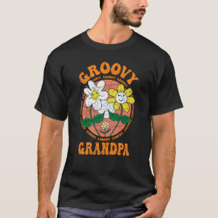 Groovy Grandpa 70s Aesthetic Nostalgia 1970's Retr T-Shirt