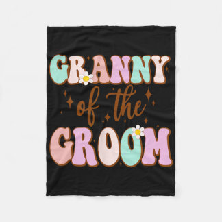 Groovy Granny Of The Groom Wedding Shower From Gro Fleece Blanket