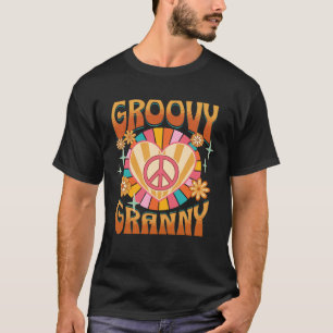Groovy Granny  Retro 60s 70s Hippie Grandma Grandm T-Shirt