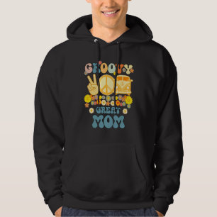 Groovy Great Mum Retro Matching Family Baby Shower Hoodie