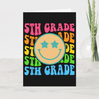 Groovy Growth Mindset Positive Retro Teachers Byck Card