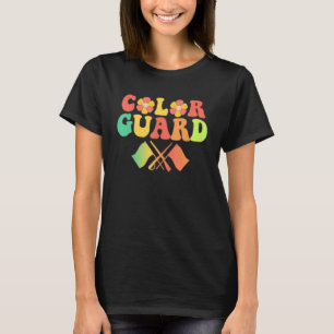 Groovy Guard Mum Colour Guard Mum Colorguard Mothe T-Shirt