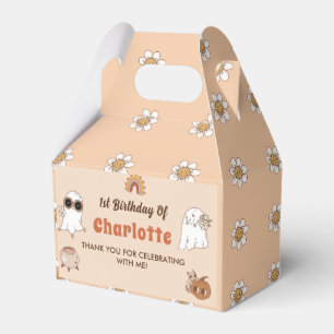 Groovy Halloween Birthday Cute Ghost  Party  Favour Box