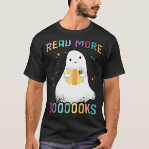 Groovy Halloween Booooks Ghost Boo Read More Books T-Shirt