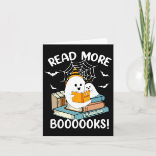 Groovy Halloween Ghost Read More Boooooks Libraria Card