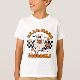 Groovy Halloween Read More Books Cute Boo Read A B T-Shirt