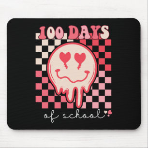 Groovy Happy 100th Day Student Cute Kids 100 Days  Mouse Pad