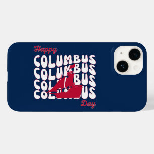 Groovy Happy Christopher Columbus Day 2023 Case-Mate iPhone 14 Case