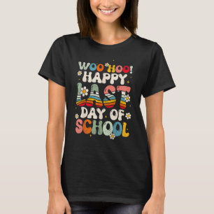 Groovy Happy Last Day of School Teachers Students T-Shirt