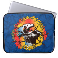 Groovy Hawaiian Surfer 1960's Retro Wetsuit Bag