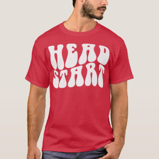 Groovy Head Start Back To School Early Childhood E T-Shirt