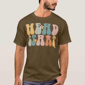 Groovy Head Start Back To School Early Childhood E T-Shirt