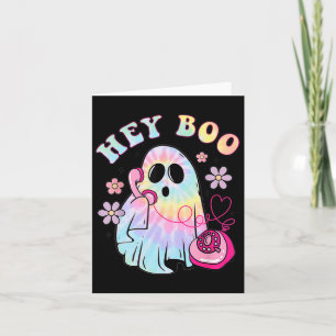 Groovy Hey Boo Cute Ghost Funny Halloween Girls Wo Card