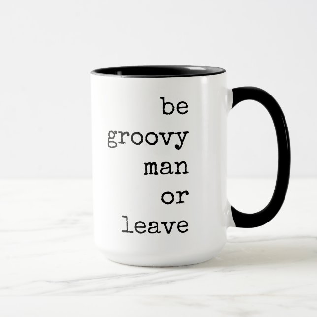 Groovy, Hippie, Boho Coffee Mug (Right)