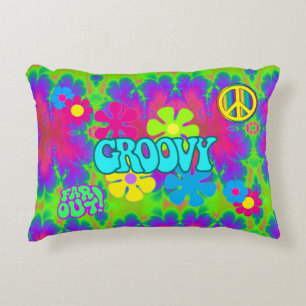 Groovy Hippie Decorative Cushion