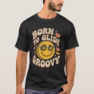 Groovy Hockey Love Ice Hockey Lover (4) T-Shirt
