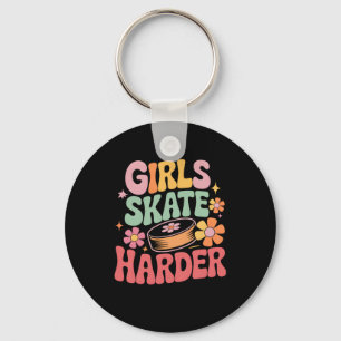 Groovy Hockey Love Ice Hockey Lover (5)  Key Ring