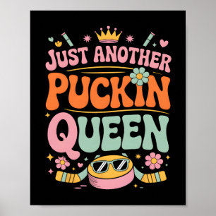 Groovy Hockey Love Ice Hockey Lover (7) Poster