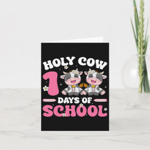 Groovy Holy Cow 100 Days School Dairy Milk Student Card